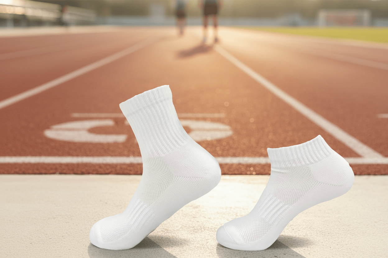 Bamboo Crew Socks - Eco-Friendly Athletic Socks Small: US Women's 5-8 / US Men's 4-7 - SkyWaves