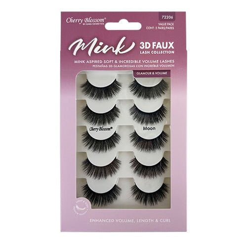 Beauty Care -Cherry Blossom Mink 3D Faux Lashes in the style Mars - SkyWaves