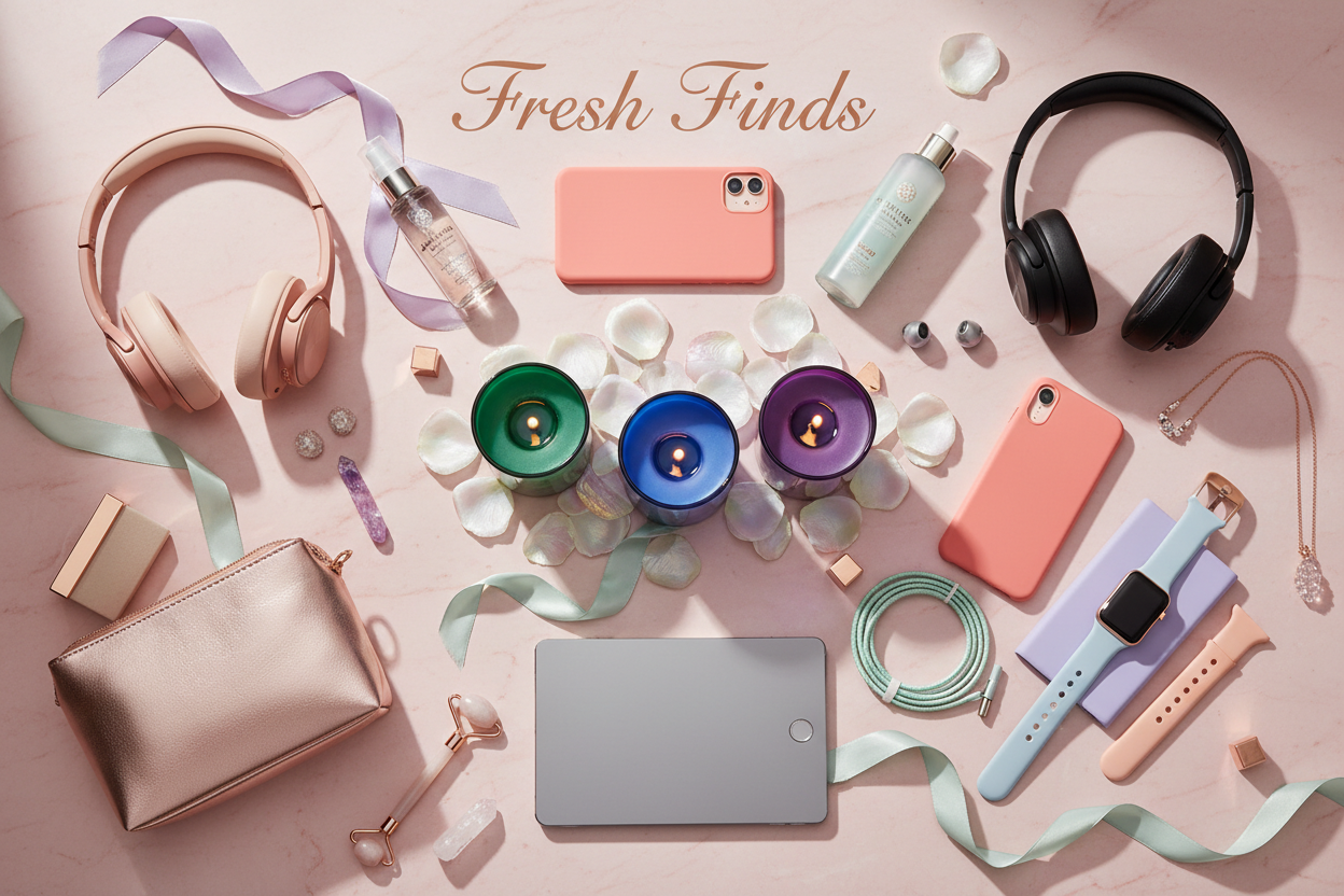 replace flowers with headphones and accessories 