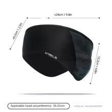 Winter Windproof Cycling Headband - Fleece Ear Warmer Cap for Outdoor Sports