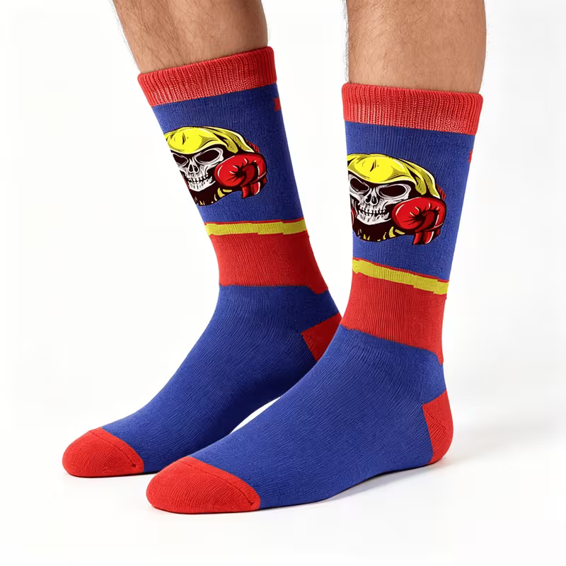 SkyWaves Funny Novelty Anime Crew Socks – Hip Hop Street Fashion Cartoon | 5-Pack