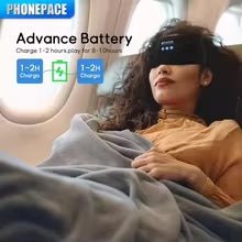 Bluetooth Earphones Sports Sleeping Headband - Elastic Wireless Headphones Music Eye Mask - SkyWaves