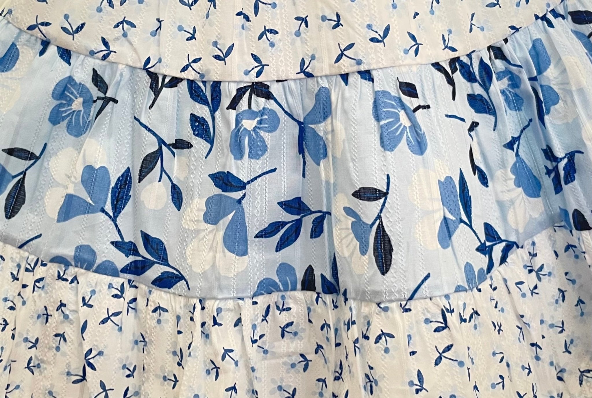 Catherine Malandrino Girls Ruffle Strap Tier Dress - SkyWaves