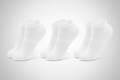 Cotton Ankle Socks 3 - Pack - White SkyWaves© - SkyWaves