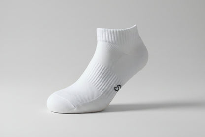 Cotton Ankle Socks - White - Coolmax Technology - SkyWaves