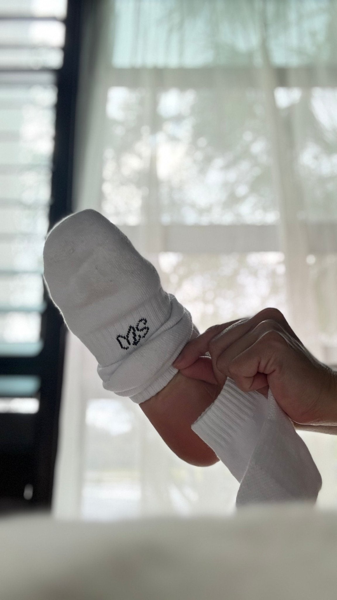 Cotton Ankle Socks - White SkyWaves© - SkyWaves