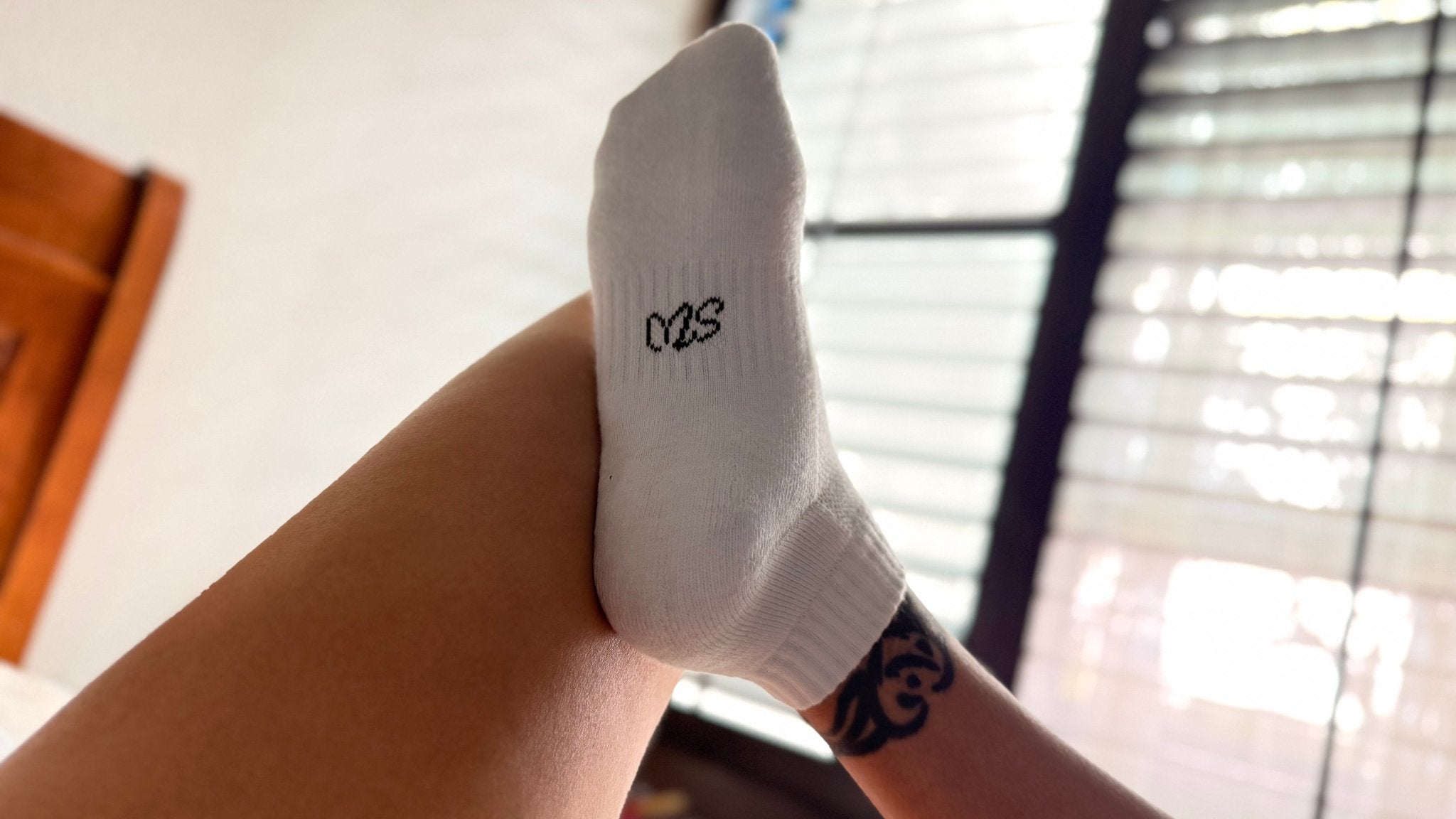 Cotton Ankle Socks - White SkyWaves© - SkyWaves