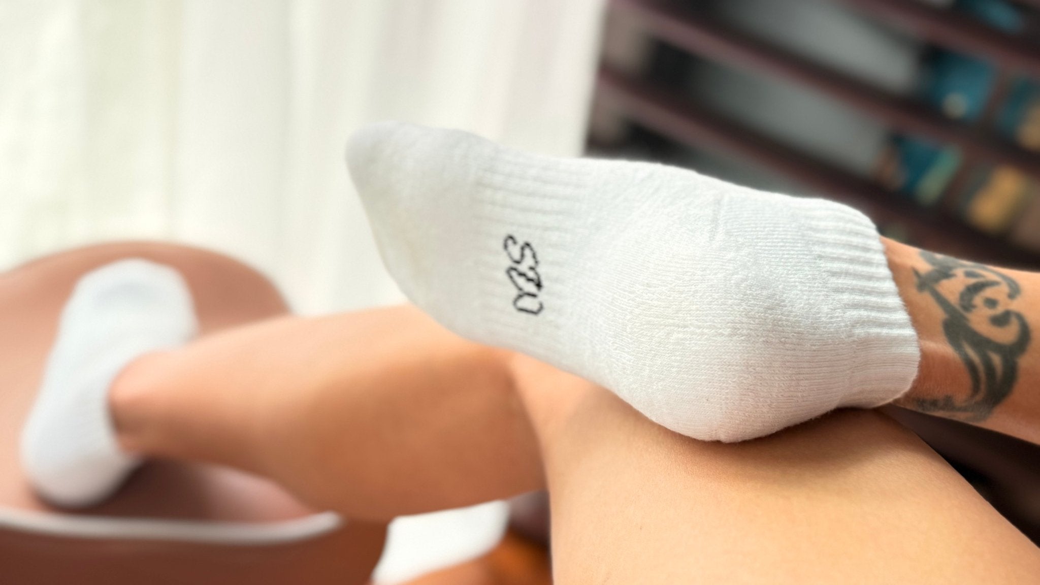 Cotton Ankle Socks - White SkyWaves© - SkyWaves