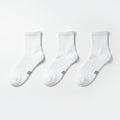 Cotton Crew Socks - White - Coolmax Technology - SkyWaves