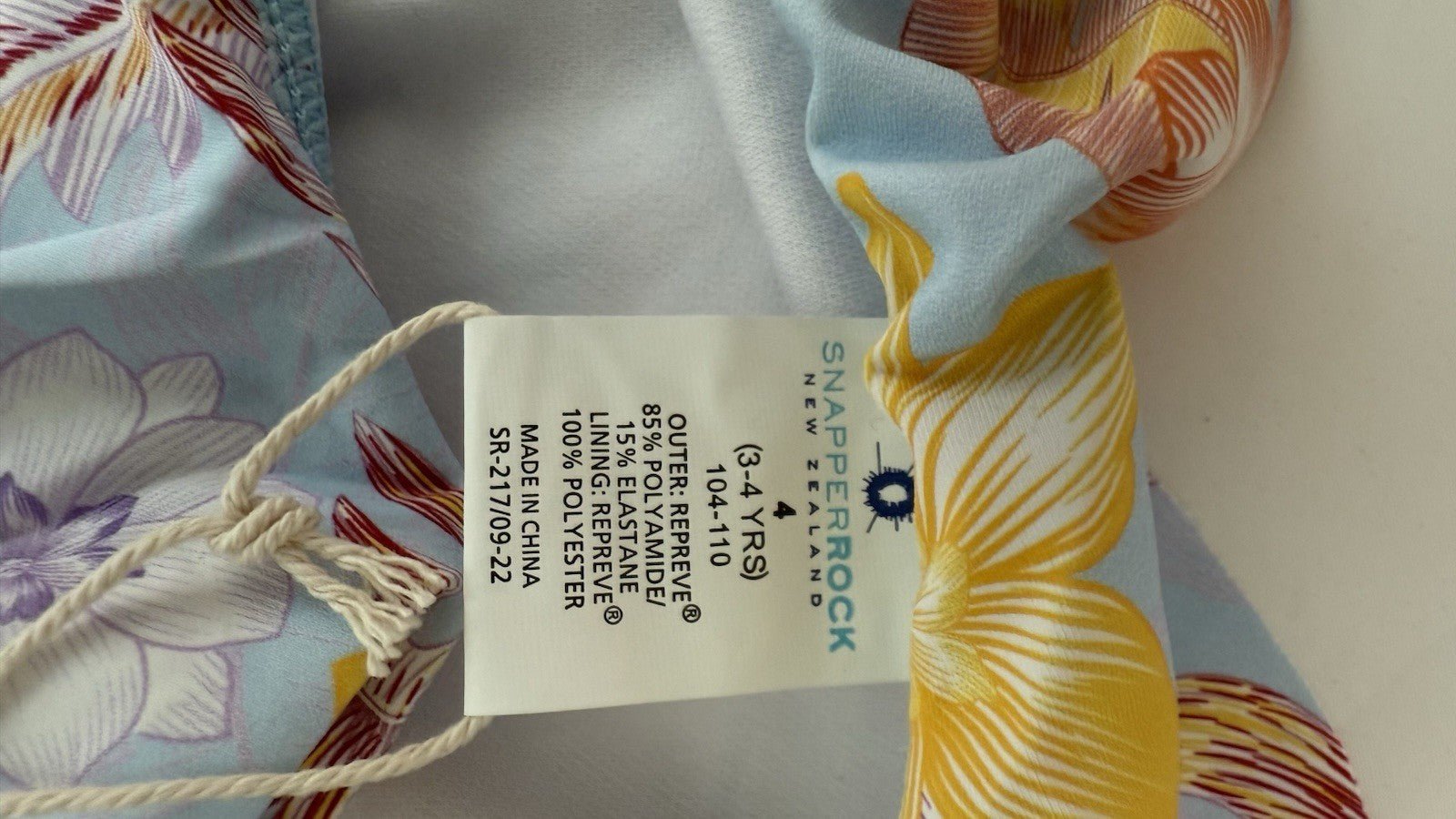 Girls BohoTropical One Shoulder Bikini,Toddler, Floral with Ripples swim - ware. - SkyWaves