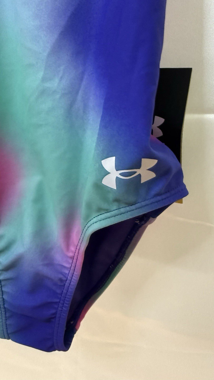 Girls Swimsuit, small, size 4, one piece, New, Polka Party by Under Armour - SkyWaves