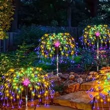 LED Solar Firework Lights Garden Decoration 2 pack - SkyWaves