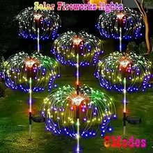 LED Solar Firework Lights Garden Decoration 2 pack - SkyWaves
