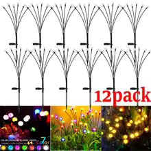 Outdoor LED Solar Lights, Waterproof Starburst, Lawn, Garden Lamp, Path Landscape Decorative (2 packs).