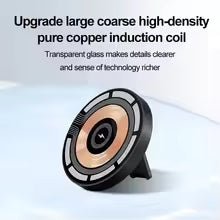 Magnetic Wireless Charger/Stand round - SkyWaves