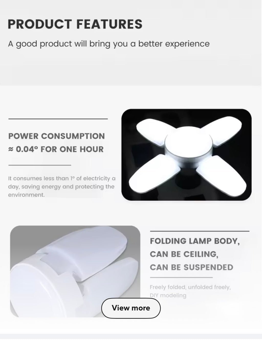 MINI - Fan Blade (Shape) Light - SkyWaves