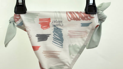 Mon Coeur Scribble Bikini,children's two - piece swimwear set - SkyWaves