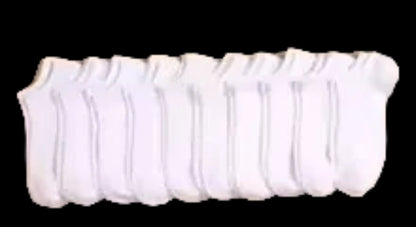 Socks - Low Cut - 10 pair - Unisex Casual Boat Socks | Thin, Breathable & Comfy | Anti - Odor, Sweat - Absorbing | Low Cut Ankle Socks for Men & Women - SkyWaves