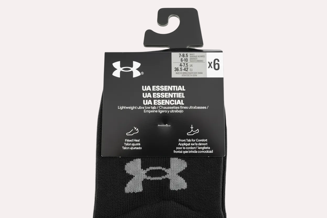 Socks - Under Armor - Crew Socks 6 pack - SkyWaves
