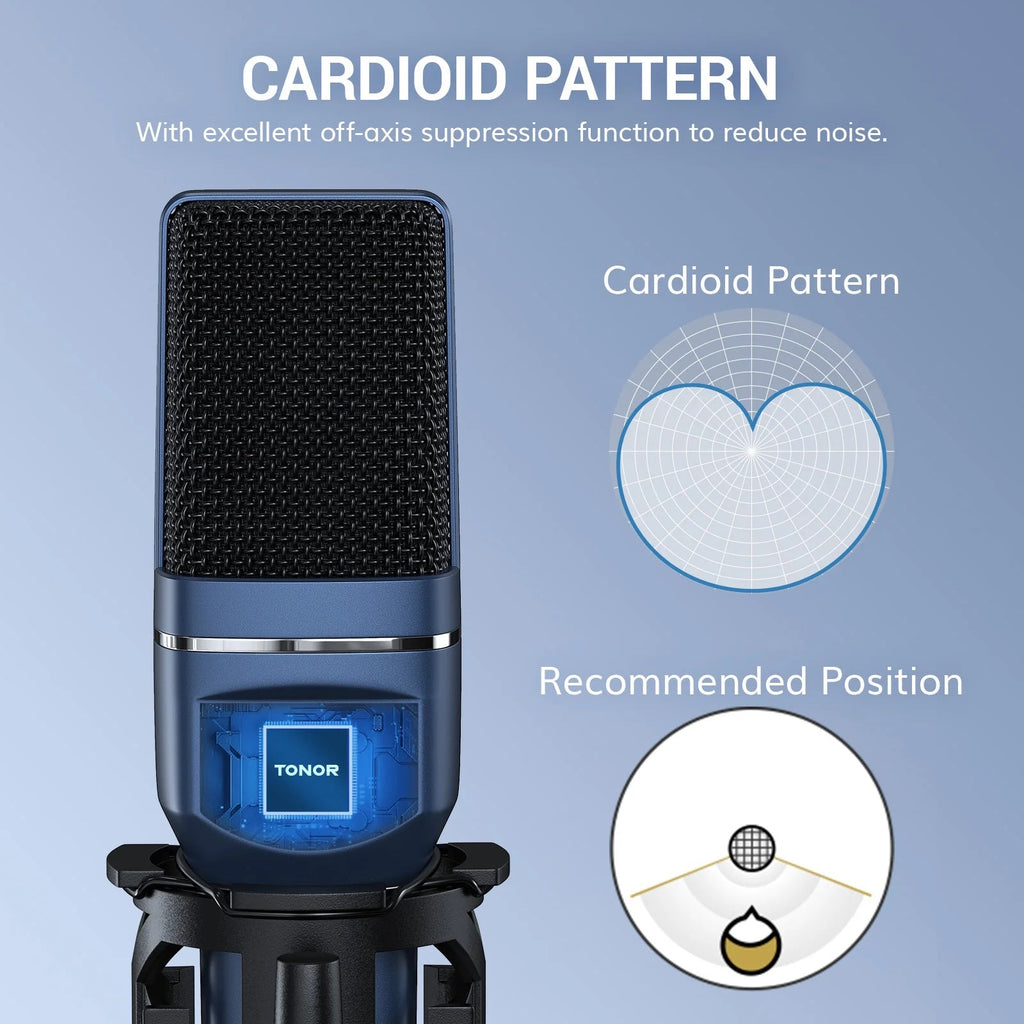 TONOR Podcast Microphone good for Podcasting, Streaming, Vocal recording. - SkyWaves