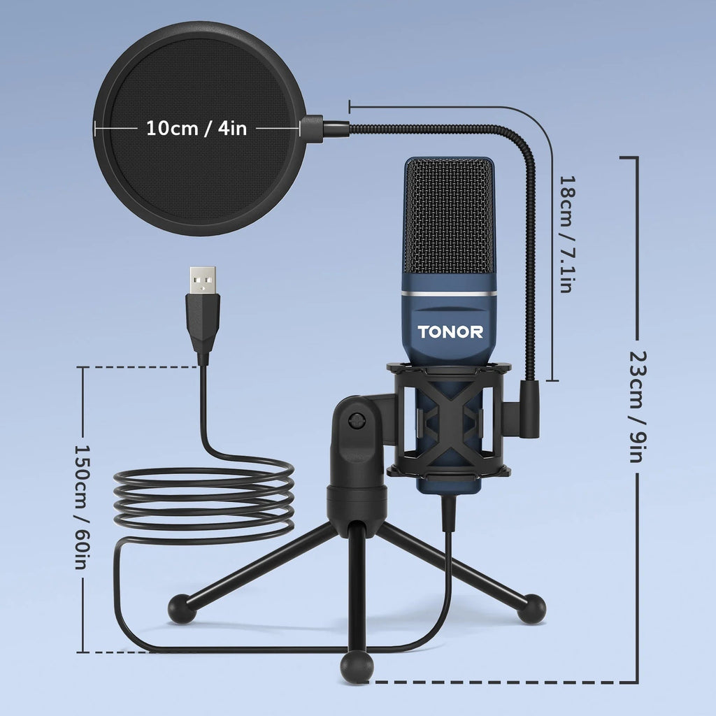 TONOR Podcast Microphone good for Podcasting, Streaming, Vocal recording. - SkyWaves
