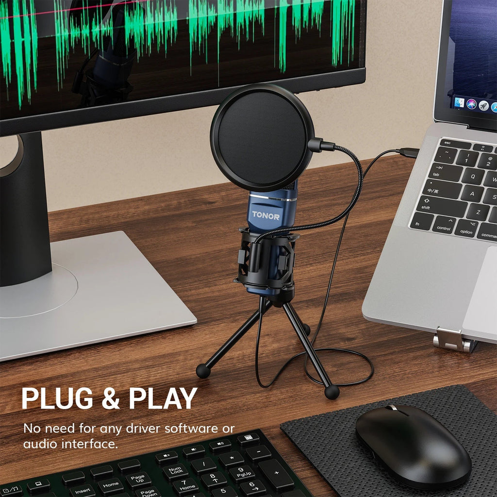 TONOR Podcast Microphone good for Podcasting, Streaming, Vocal recording. - SkyWaves