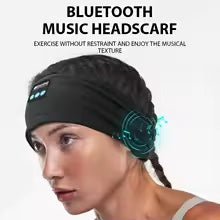 Wireless Bluetooth Headband Sleeping Headphones Sports Earphone/Headscarf Music Hat with HD Stereo Speakers Eye Mask - SkyWaves